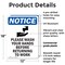 Signmission Safety Culture Sign, 12 in Width, Plastic, Rectangle OS-2PACK-NS-P-1218-V-17648 - alternate 3